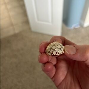 Coach Enamel Ring-elegant & timeless!